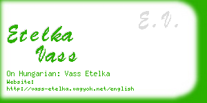 etelka vass business card